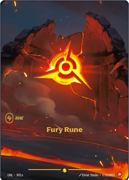 Fury Rune R01a (Unleashed)  - Foil | Good Games Morley