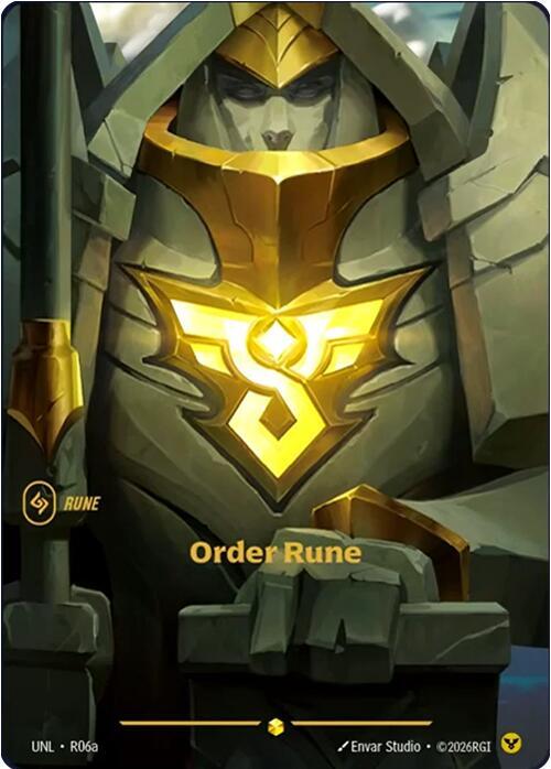 Order Rune R06a (Unleashed)  - Foil | Good Games Morley