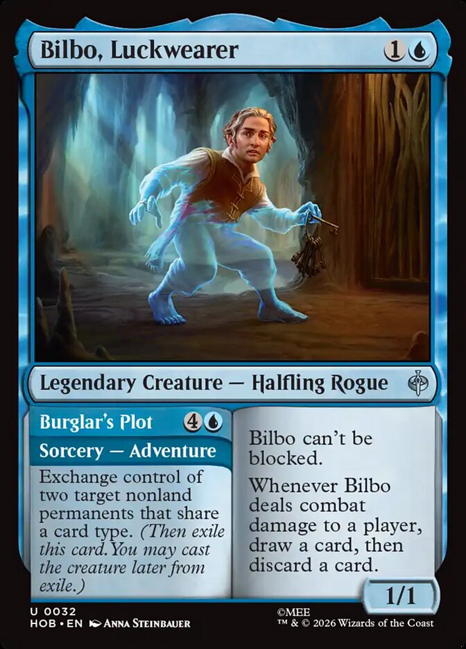Bilbo, Luckwearer // Burglar's Plot 32 (The Hobbit)  - Foil | Good Games Morley