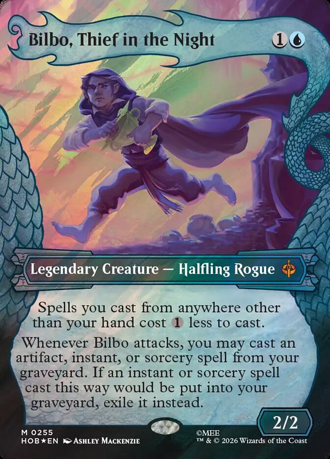 Bilbo, Thief in the Night 255 (The Hobbit)  - Showcase Surge Foil | Good Games Morley