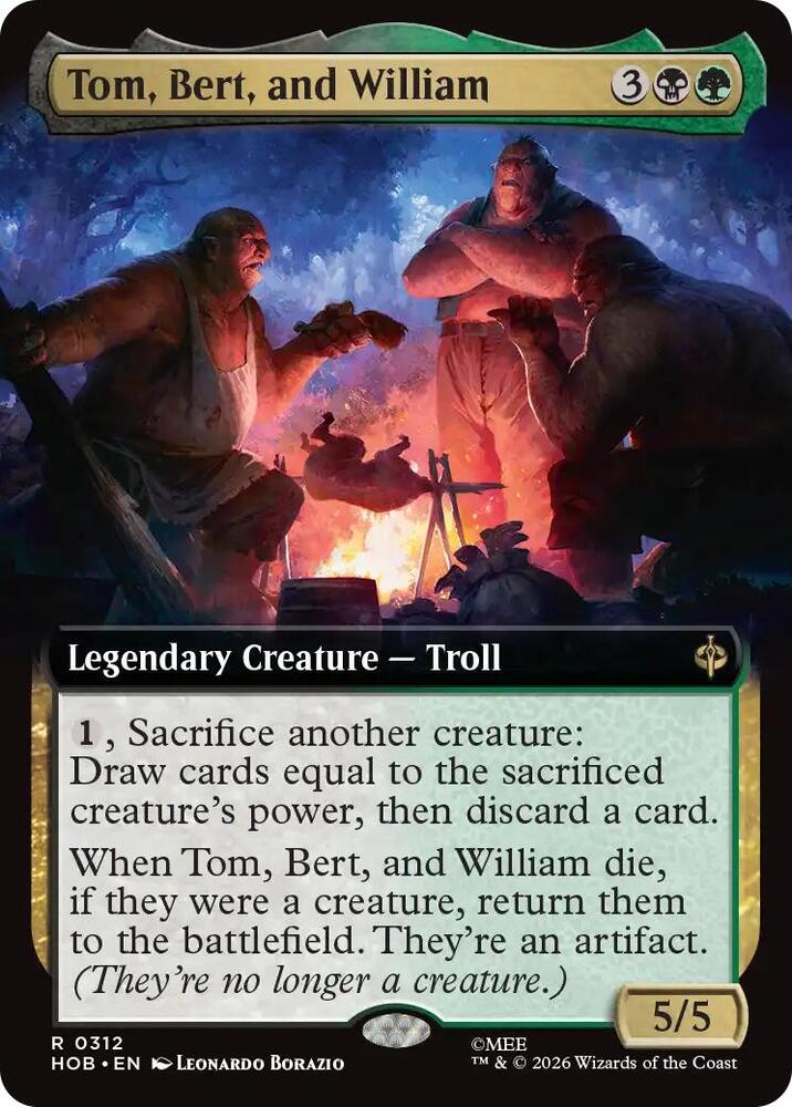 Tom, Bert, and William 312 (The Hobbit)  - Extended Art | Good Games Morley