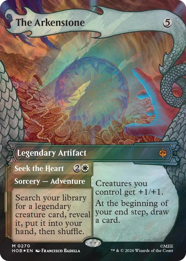 The Arkenstone // Seek the Heart 270 (The Hobbit)  - Showcase Surge Foil | Good Games Morley