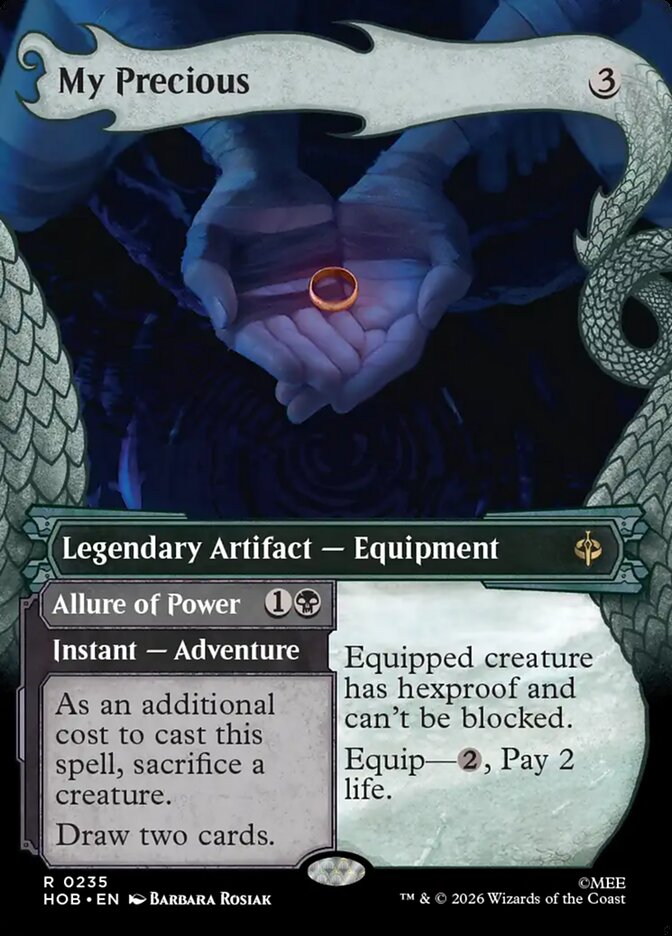 My Precious // Allure of Power 235 (The Hobbit)  - Showcase Foil | Good Games Morley