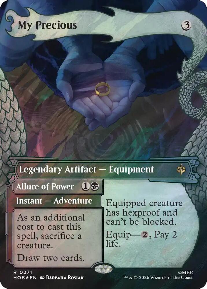 My Precious // Allure of Power 271 (The Hobbit)  - Showcase Surge Foil | Good Games Morley