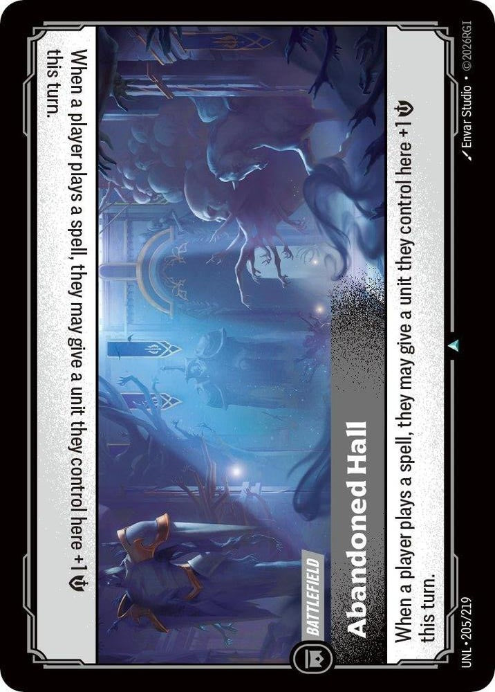 Abandoned Hall 205/219 (Unleashed)  - Foil | Good Games Morley
