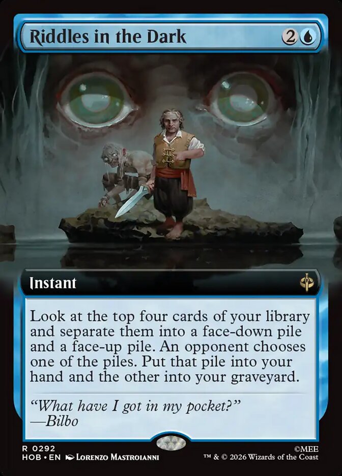 Riddles in the Dark 292 (The Hobbit)  - Extended Art Foil | Good Games Morley