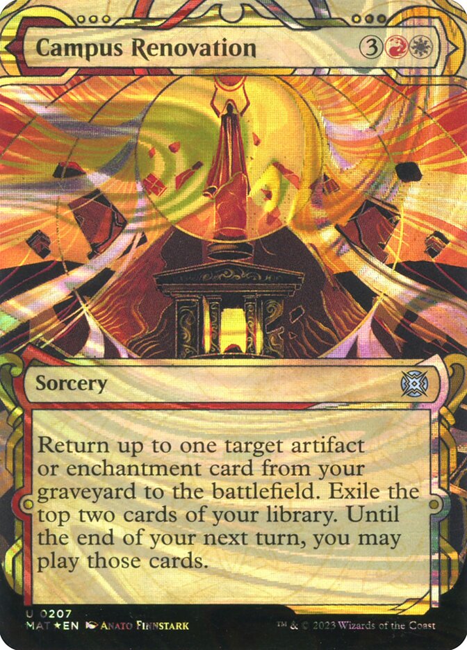 Campus Renovation 207/50 (March of the Machine: The Aftermath)  - Showcase Halo Foil | Good Games Morley