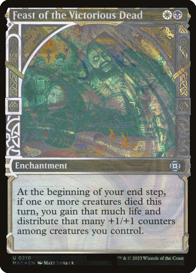 Feast of the Victorious Dead 210/50 (March of the Machine: The Aftermath)  - Showcase Halo Foil | Good Games Morley