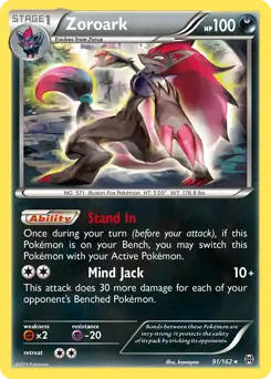 Zoroark 91/162 (XY - BREAKthrough)  - Holofoil | Good Games Morley