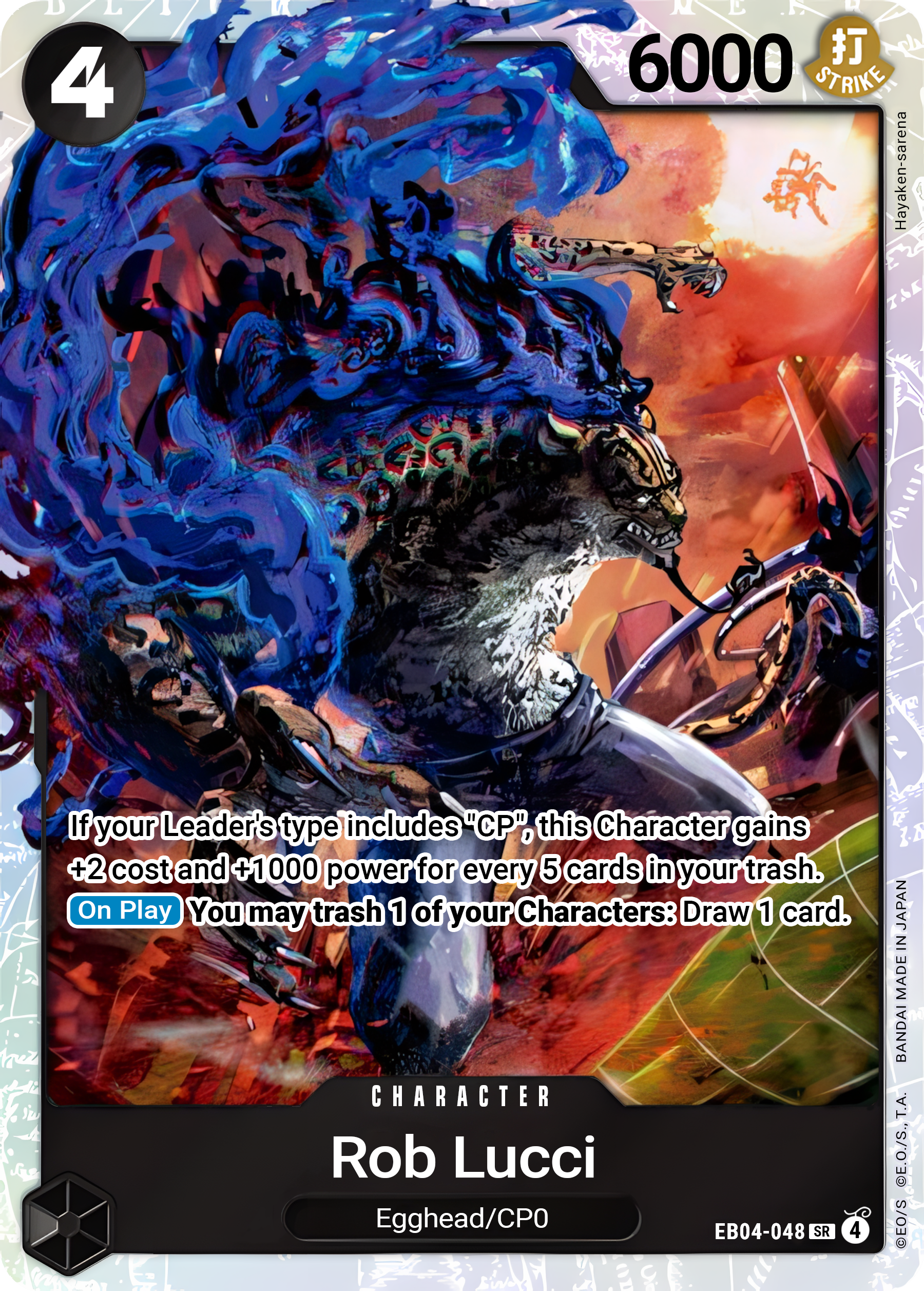 Rob Lucci EB04-048 (Adventure on Kami's Island)  - Foil | Good Games Morley