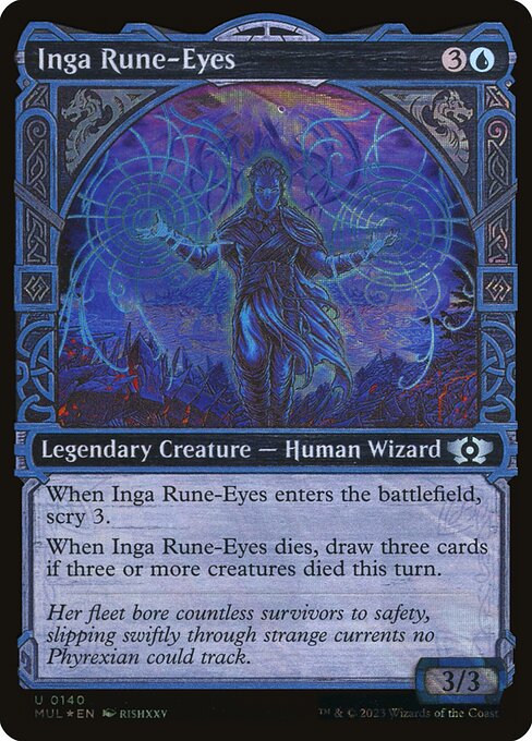 Inga Rune-Eyes 140/65 (March of the Machine: Multiverse Legends)  - Showcase Halo Foil | Good Games Morley