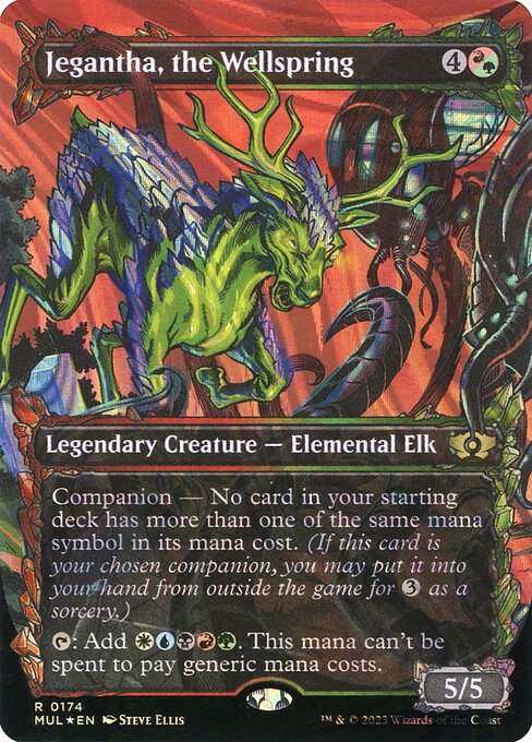 Jegantha, the Wellspring 174/65 (March of the Machine: Multiverse Legends)  - Borderless Halo Foil | Good Games Morley
