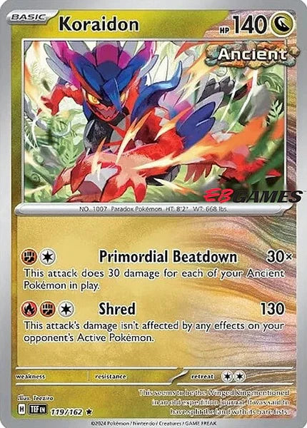 Koraidon EB Games Promo 119/162 (Miscellaneous Cards & Products)  - Holofoil | Good Games Morley