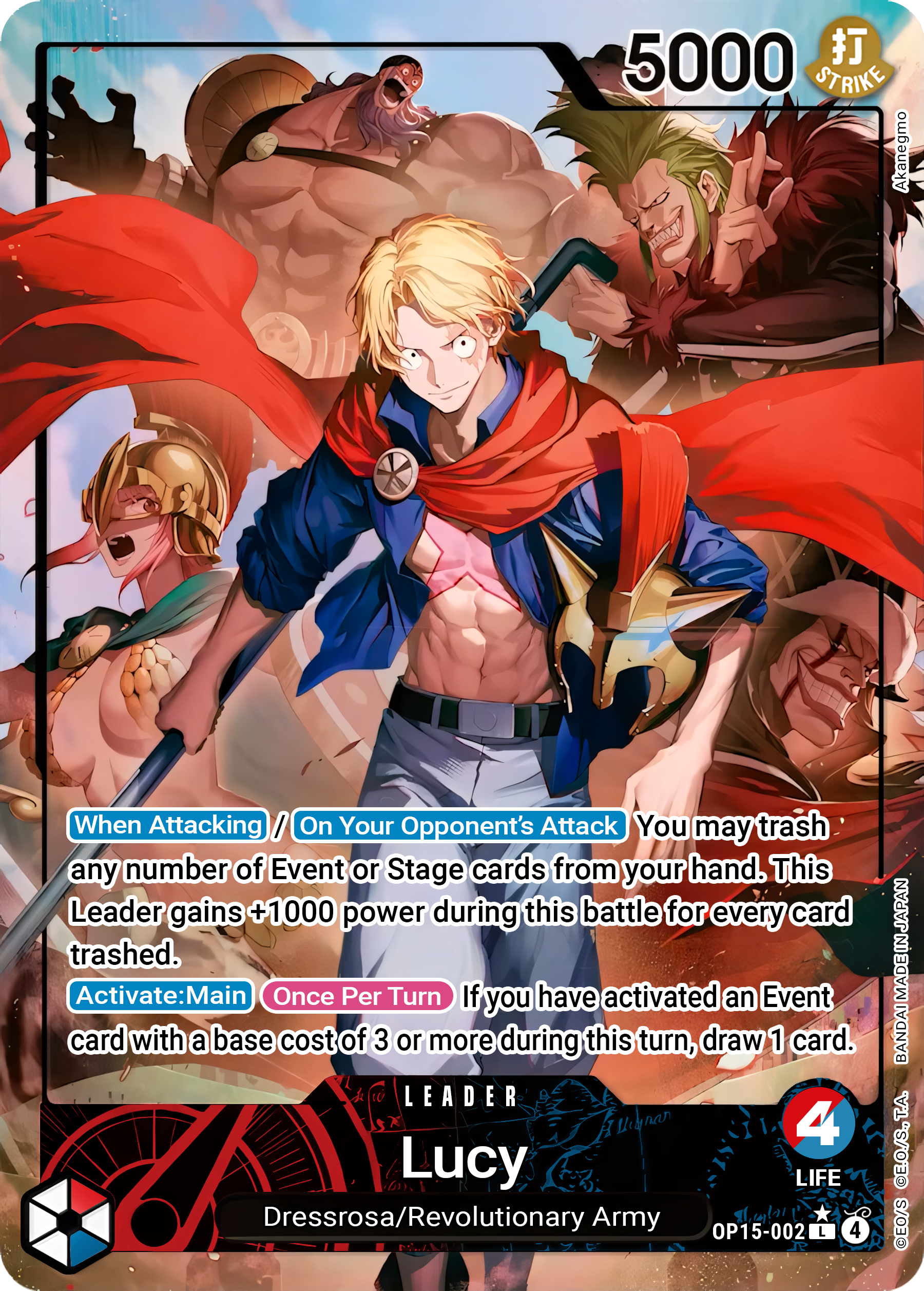 Lucy OP15-002 (Adventure on Kami's Island)  - Alternate Art Foil | Good Games Morley