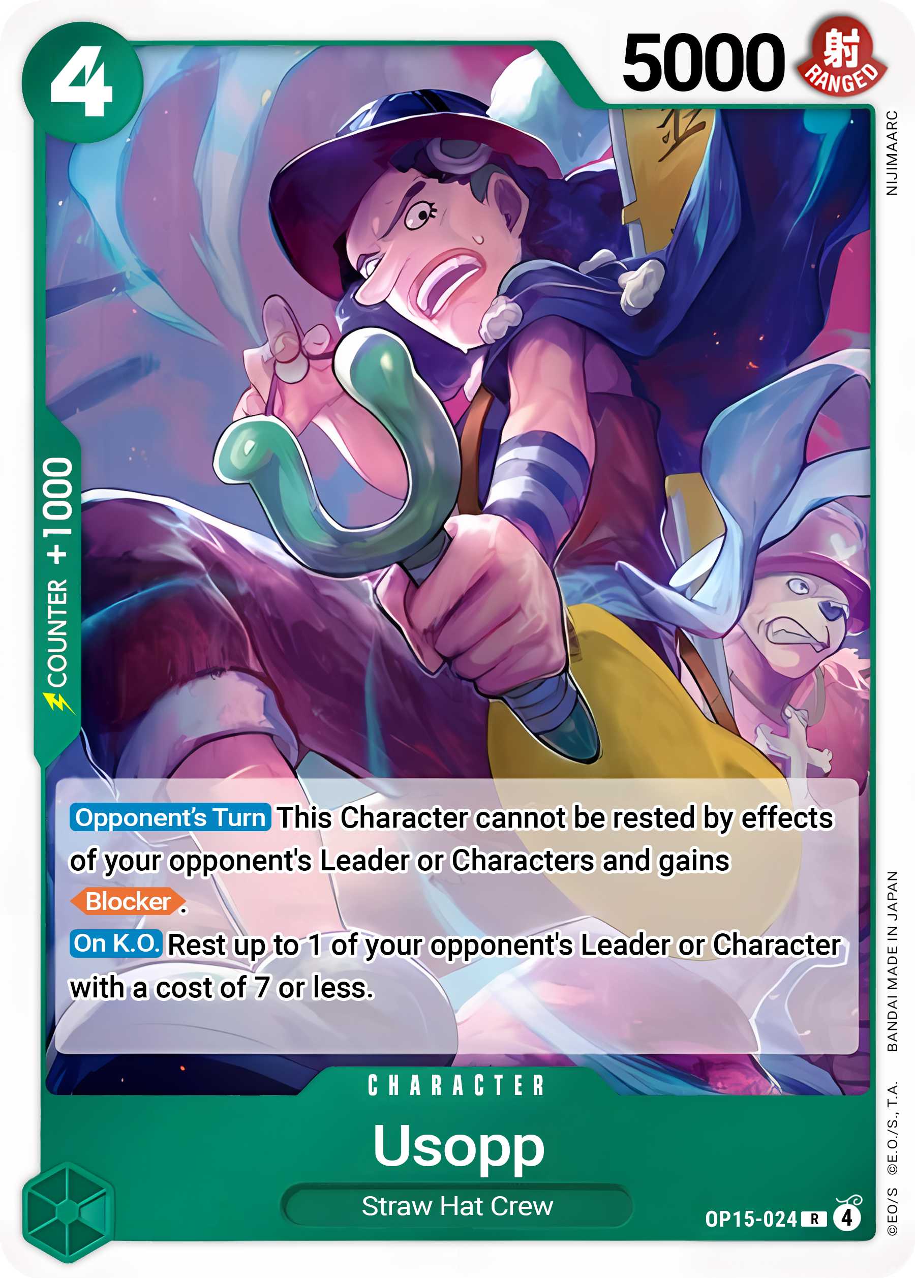Usopp OP15-024 (Adventure on Kami's Island)  - Foil | Good Games Morley