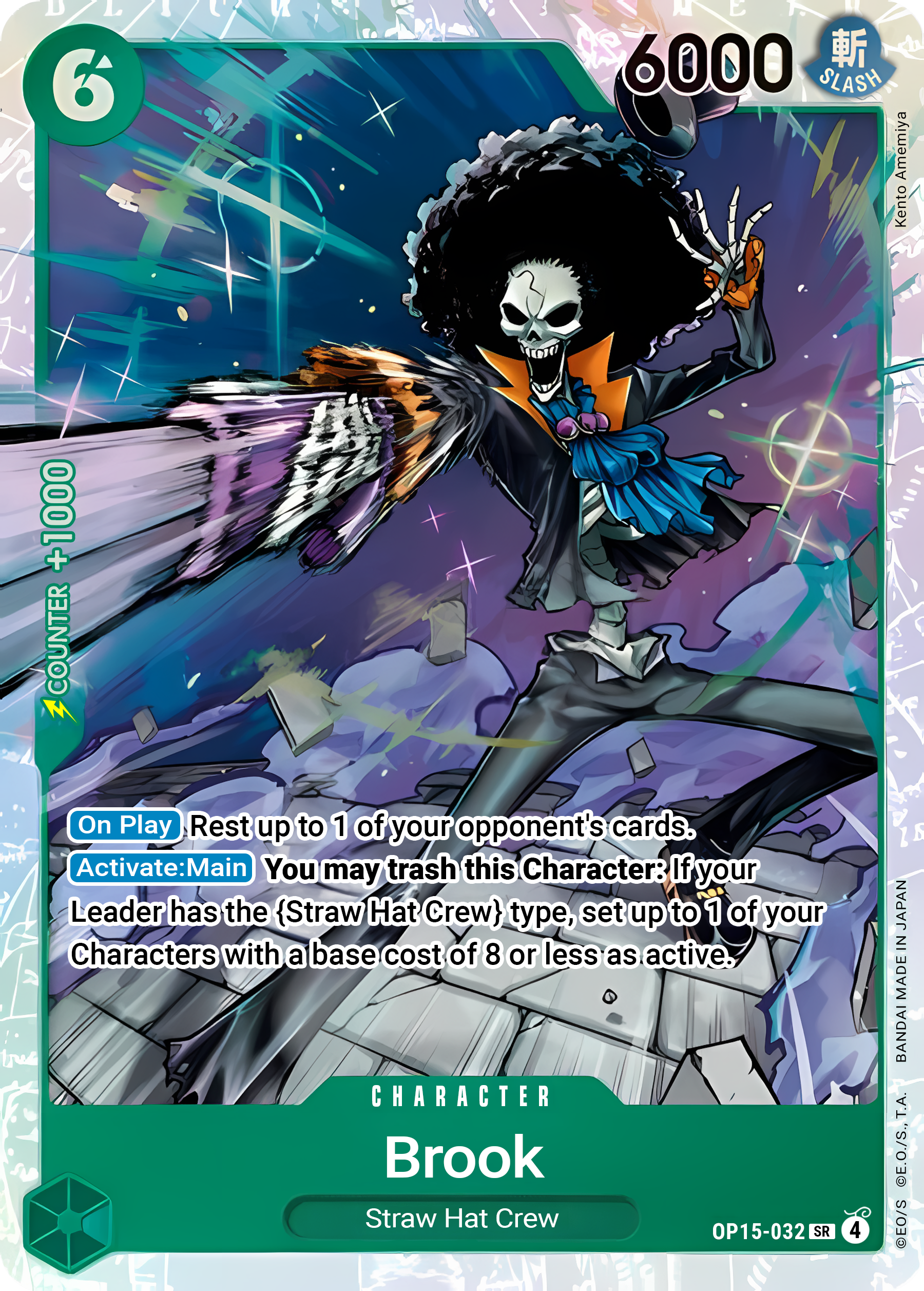 Brook OP15-032 (Adventure on Kami's Island)  - Foil | Good Games Morley