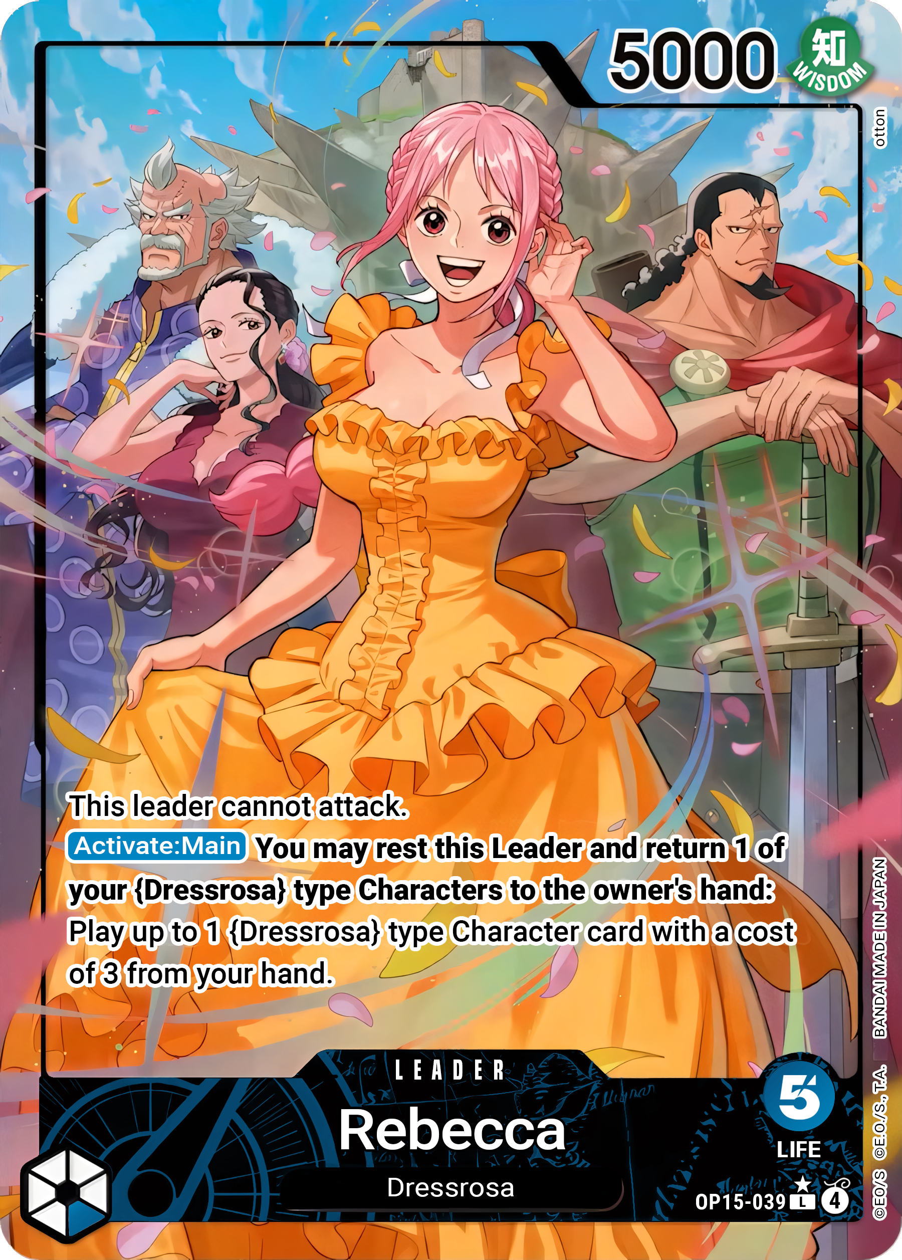 Rebecca OP15-039 (Adventure on Kami's Island)  - Alternate Art Foil | Good Games Morley