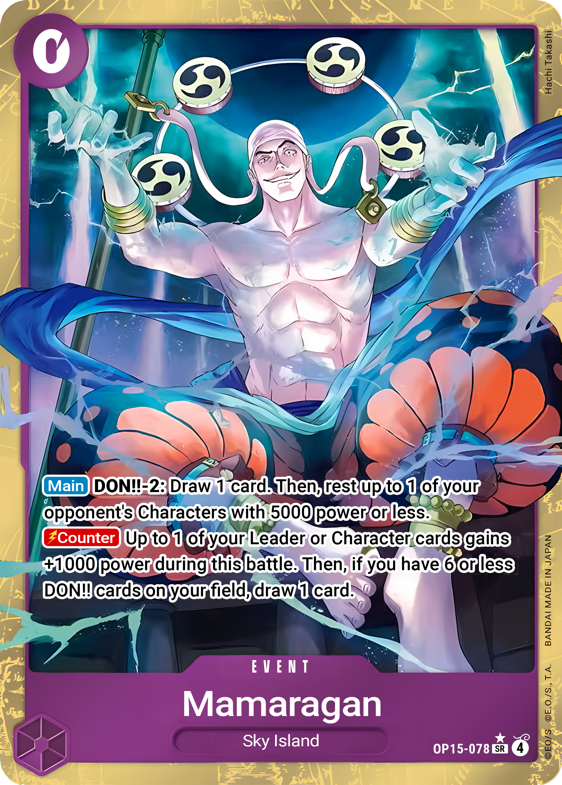 Mamaragan OP15-078 (Adventure on Kami's Island)  - Alternate Art Foil | Good Games Morley
