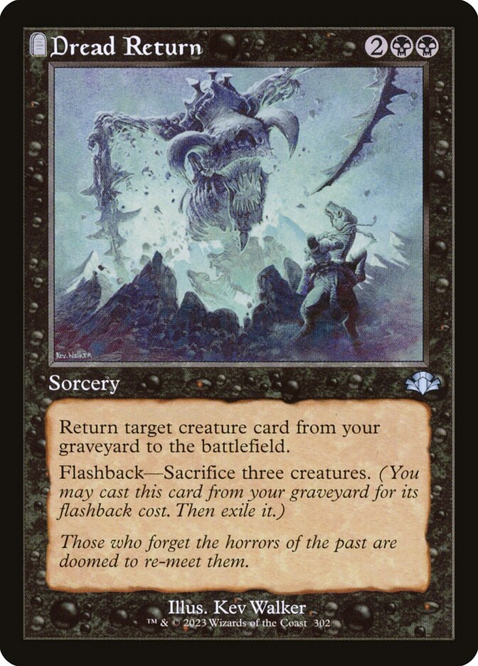 Dread Return 302/261 (Dominaria Remastered)  - Retro Foil | Good Games Morley