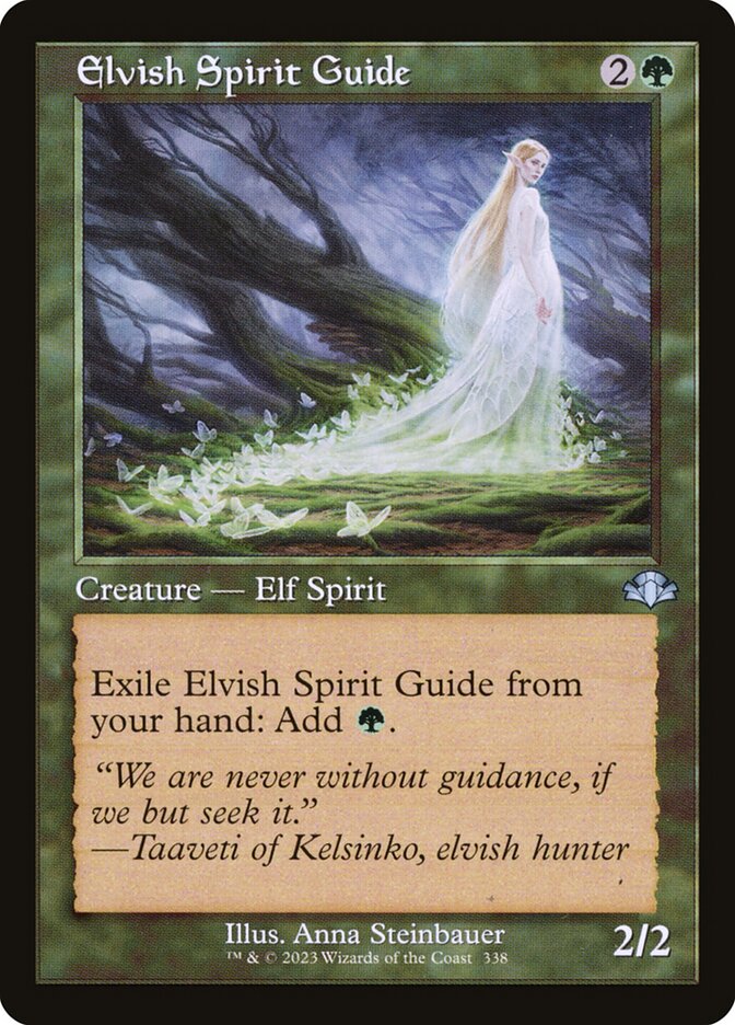 Elvish Spirit Guide 338/261 (Dominaria Remastered)  - Retro Foil | Good Games Morley