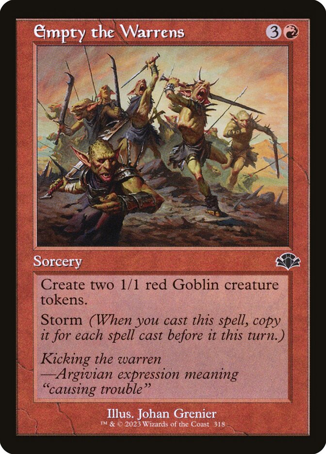 Empty the Warrens 318/261 (Dominaria Remastered)  - Retro | Good Games Morley