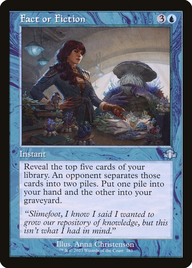 Fact or Fiction 283/261 (Dominaria Remastered)  - Retro | Good Games Morley