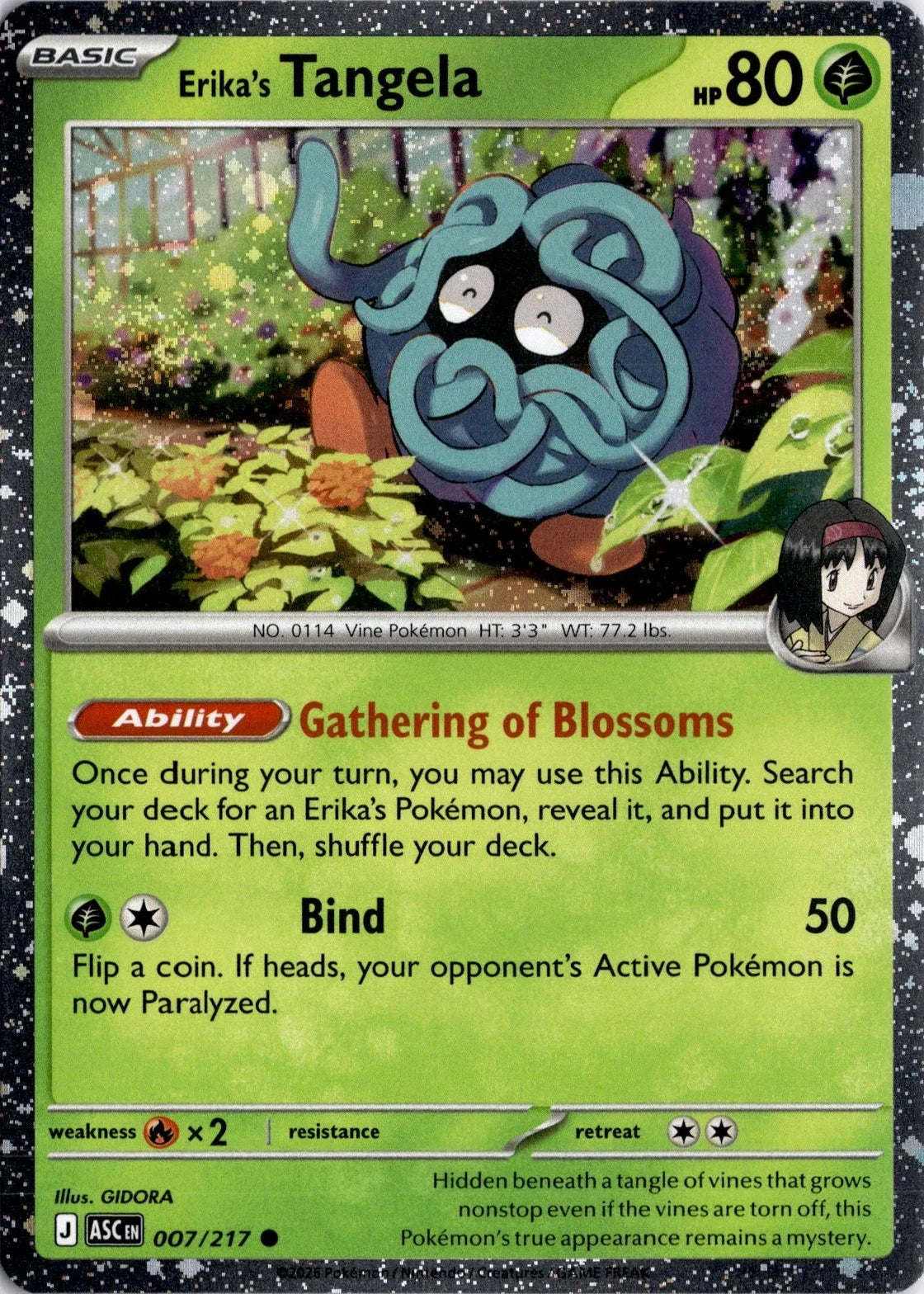 Erika's Tangela 007/217 (Miscellaneous Cards & Products)  - Cosmo Holofoil | Good Games Morley