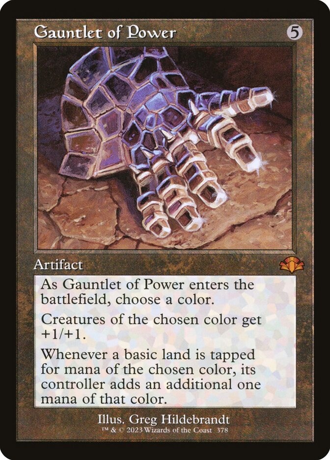 Gauntlet of Power 378/261 (Dominaria Remastered)  - Retro | Good Games Morley