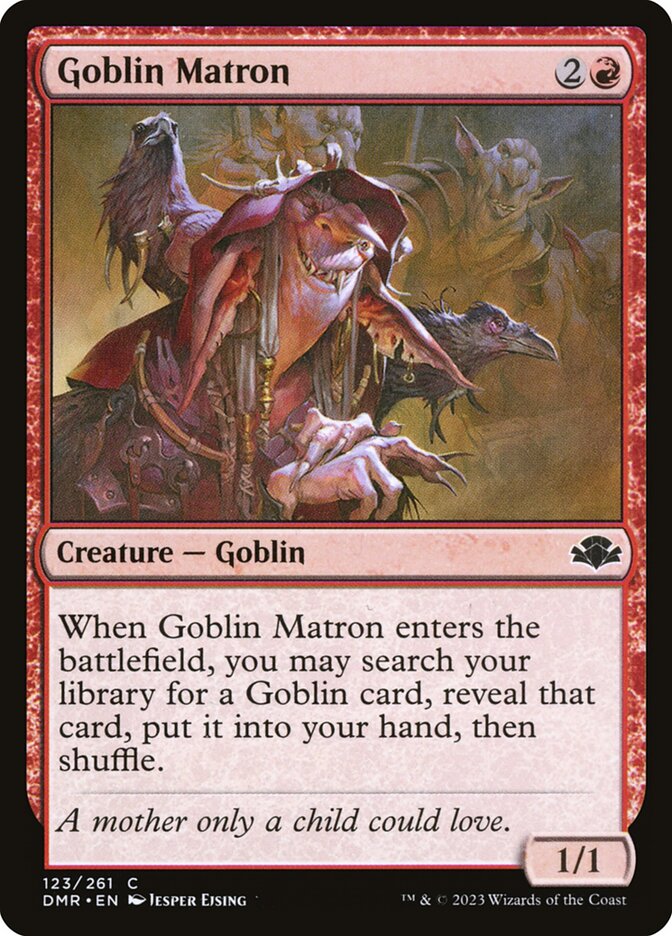 Goblin Matron 123/261 (Dominaria Remastered)  - Foil | Good Games Morley