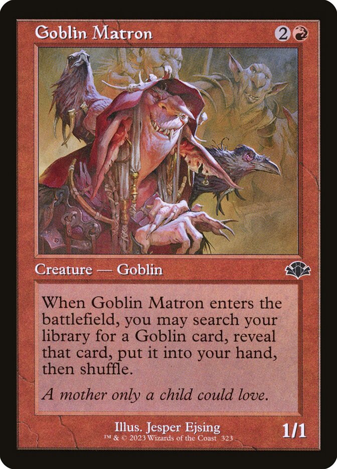 Goblin Matron 323 (Dominaria Remastered)  - Retro Foil | Good Games Morley