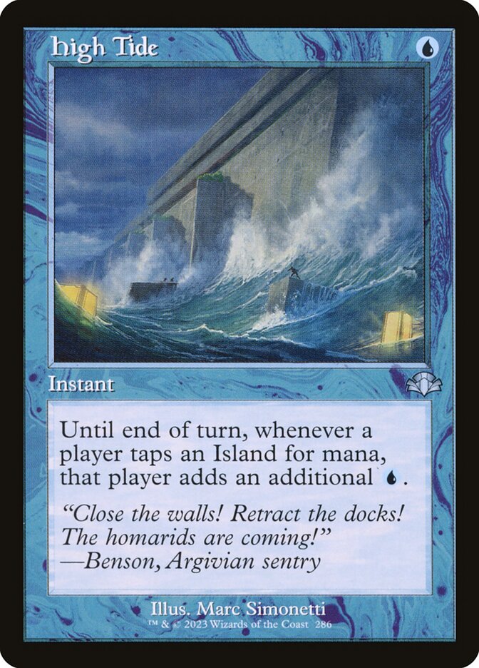 High Tide 286/261 (Dominaria Remastered)  - Retro Foil | Good Games Morley