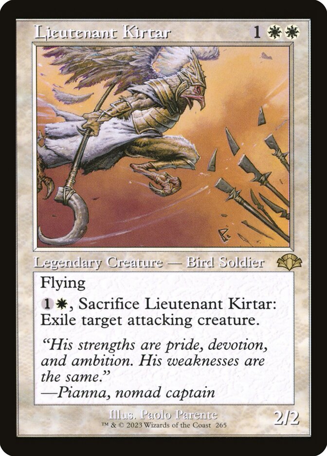 Lieutenant Kirtar 265/261 (Dominaria Remastered)  - Retro | Good Games Morley