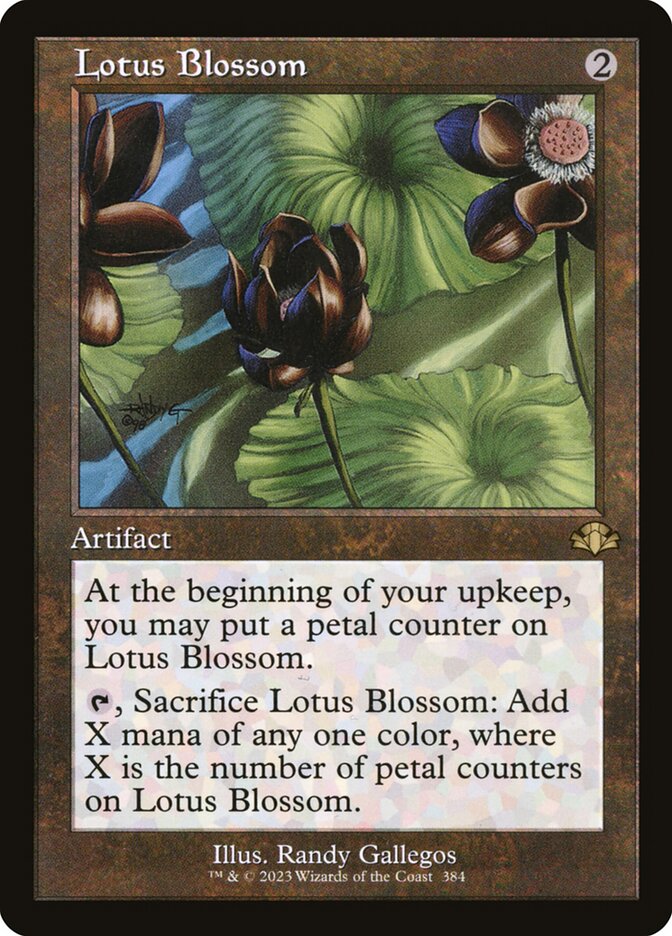 Lotus Blossom 384/261 (Dominaria Remastered)  - Retro Foil | Good Games Morley