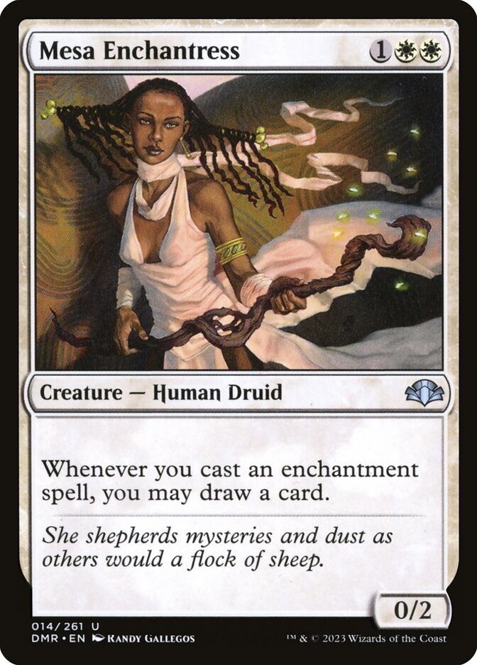 Mesa Enchantress 14 (Dominaria Remastered)  | Good Games Morley