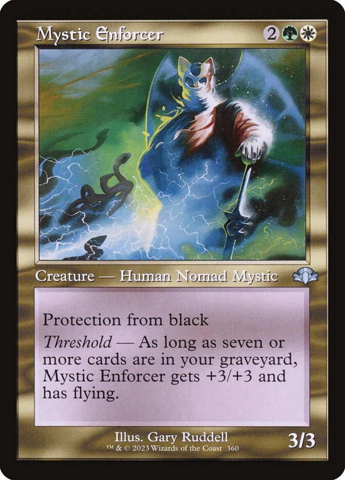 Mystic Enforcer 360/261 (Dominaria Remastered)  - Retro Foil | Good Games Morley