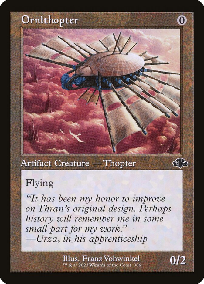 Ornithopter 386/261 (Dominaria Remastered)  - Retro | Good Games Morley