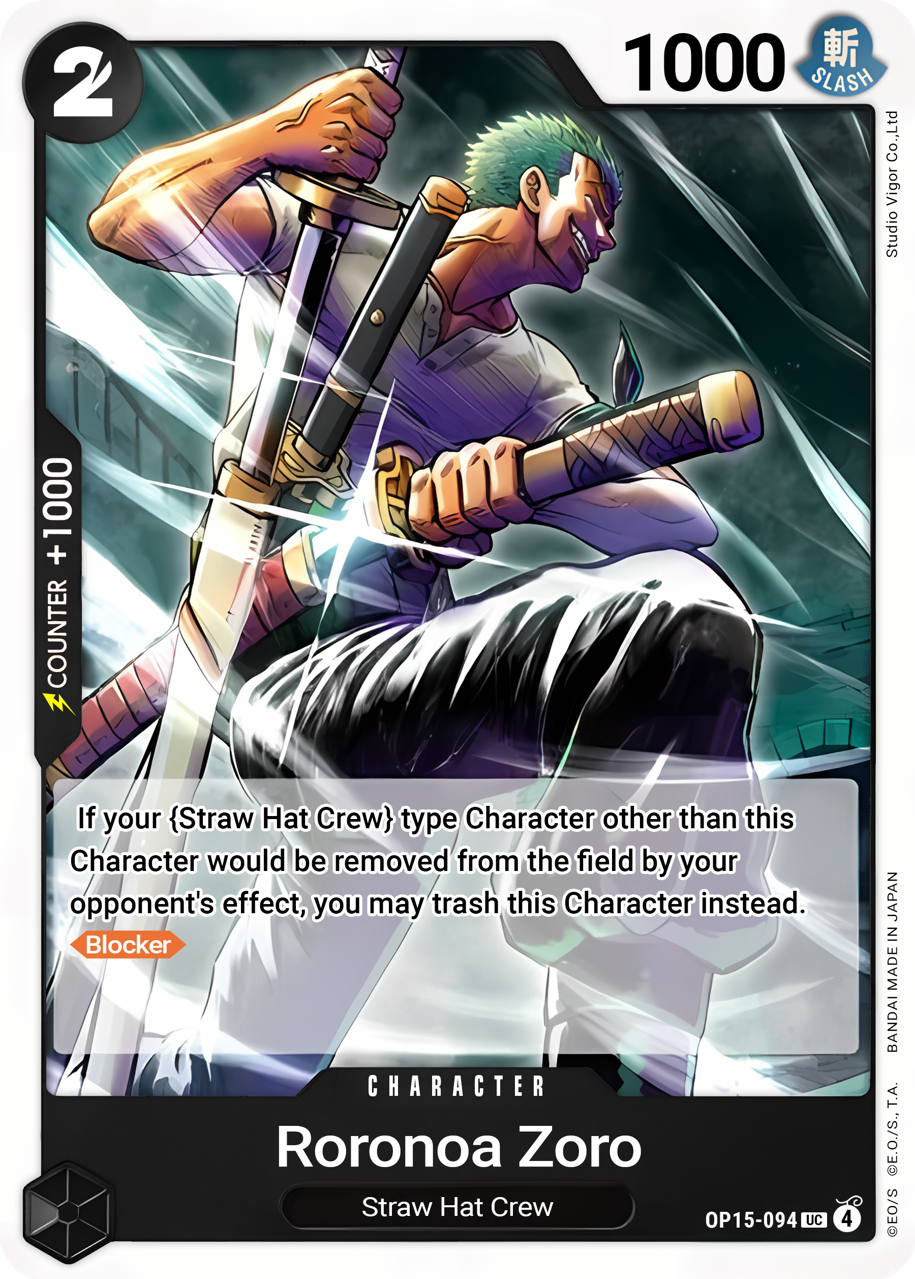Roronoa Zoro OP15-094 (Adventure on Kami's Island)  | Good Games Morley