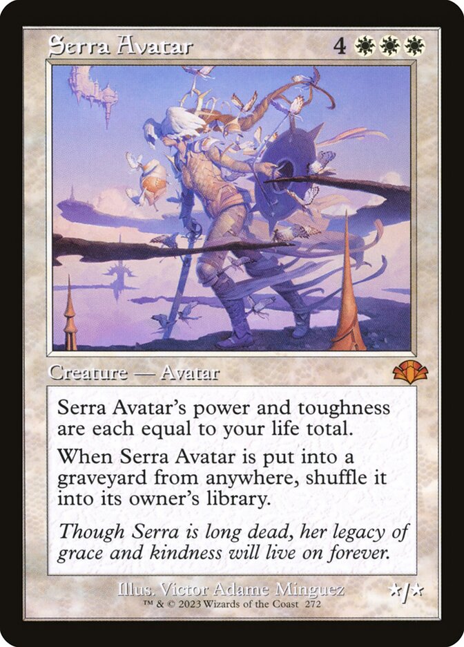 Serra Avatar 272/261 (Dominaria Remastered)  - Retro Foil | Good Games Morley