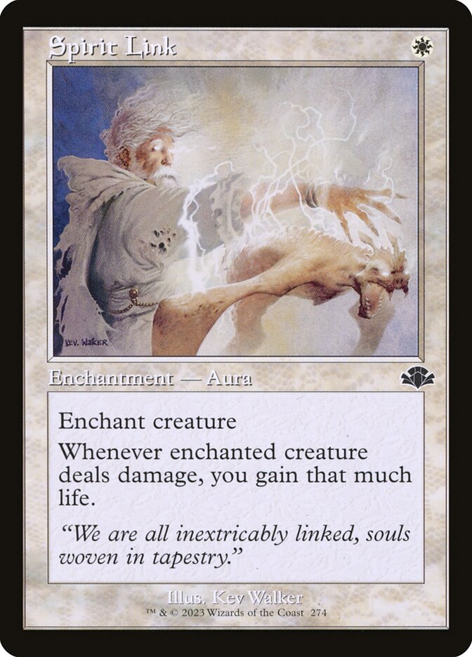 Spirit Link 274/261 (Dominaria Remastered)  - Retro Foil | Good Games Morley