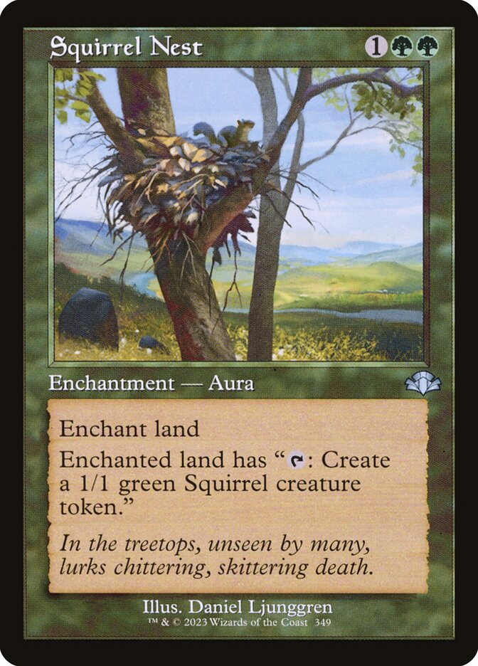 Squirrel Nest 349/261 (Dominaria Remastered)  - Retro Foil | Good Games Morley