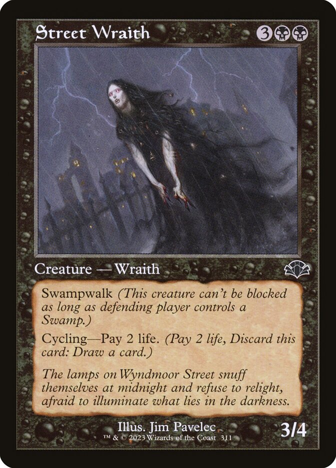 Street Wraith 311/261 (Dominaria Remastered)  - Retro Foil | Good Games Morley