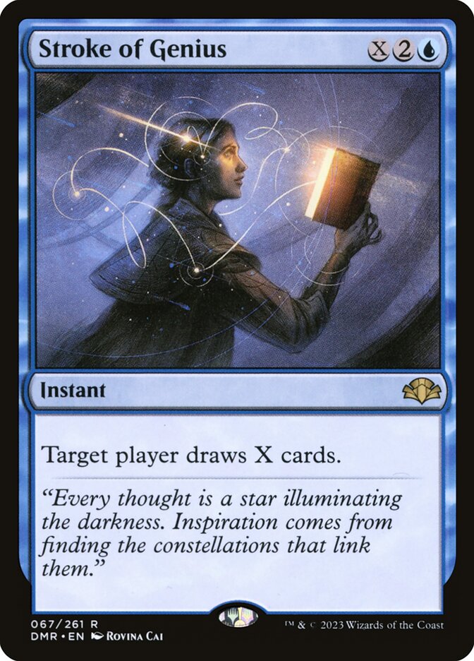Stroke of Genius 67/261 (Dominaria Remastered)  | Good Games Morley