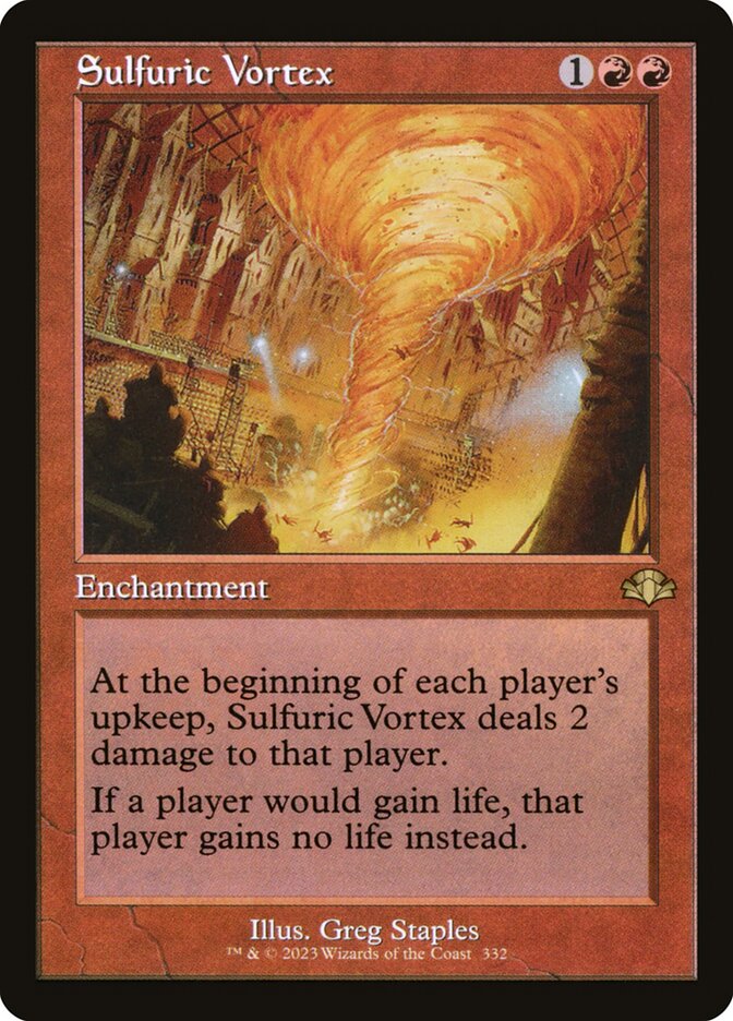 Sulfuric Vortex 332/261 (Dominaria Remastered)  - Retro Foil | Good Games Morley