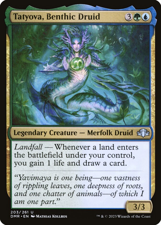 Tatyova, Benthic Druid 203/261 (Dominaria Remastered)  | Good Games Morley