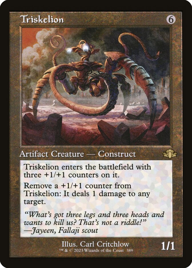 Triskelion 389/261 (Dominaria Remastered)  - Retro | Good Games Morley