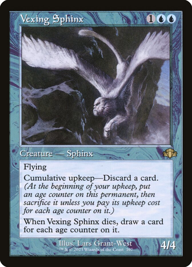 Vexing Sphinx 297/261 (Dominaria Remastered)  - Retro | Good Games Morley