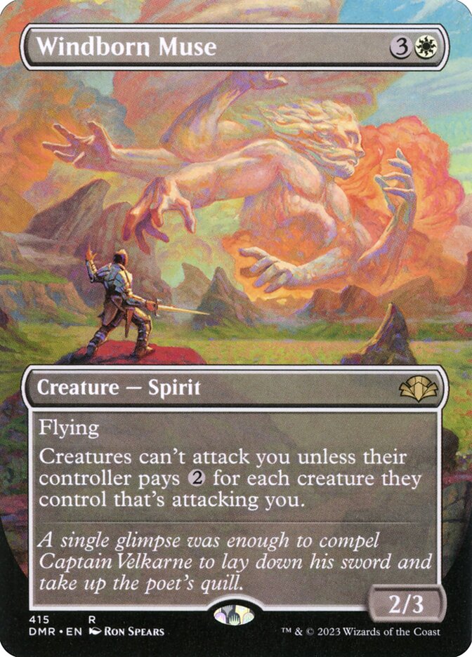 Windborn Muse 415/261 (Dominaria Remastered)  - Borderless | Good Games Morley
