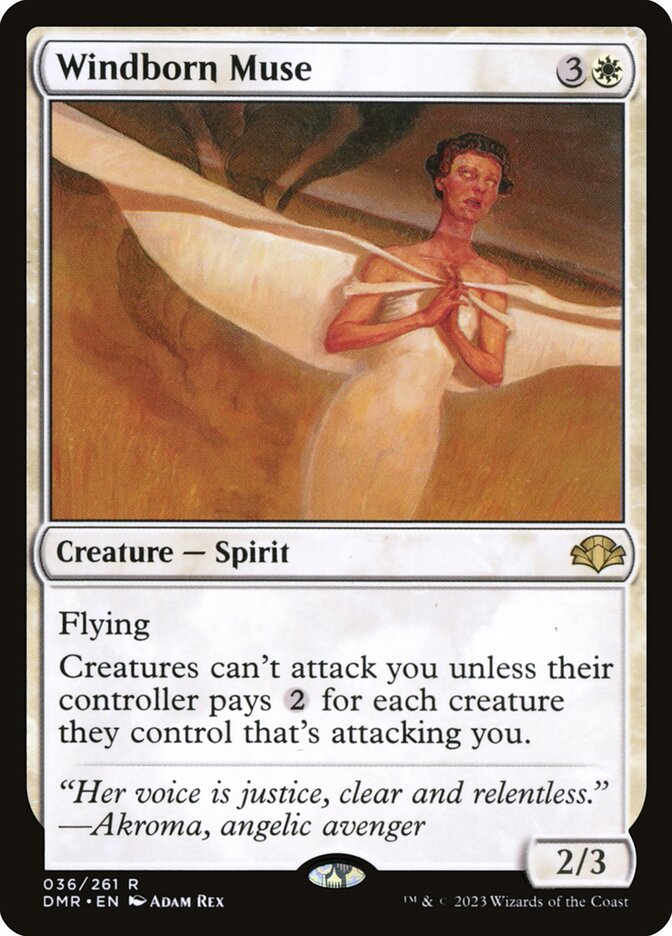 Windborn Muse 36/261 (Dominaria Remastered)  - Foil | Good Games Morley