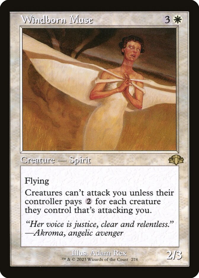 Windborn Muse 278/261 (Dominaria Remastered)  - Retro | Good Games Morley