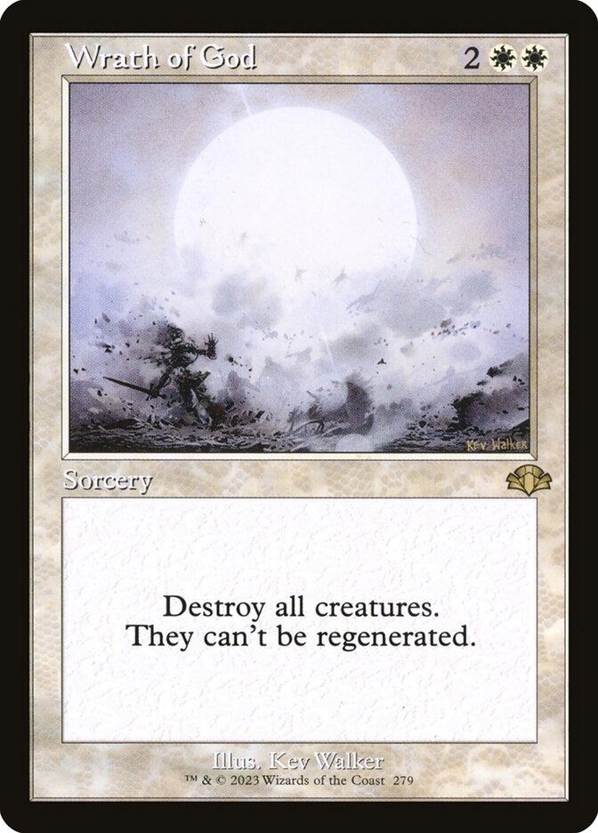Wrath of God 279 (Dominaria Remastered)  - Retro | Good Games Morley